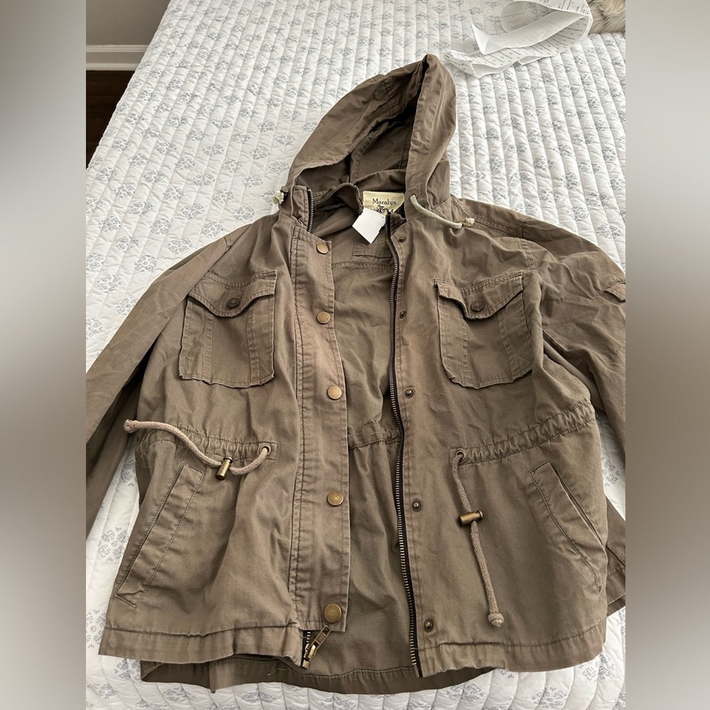 Maralyn & Me camo green jacket
